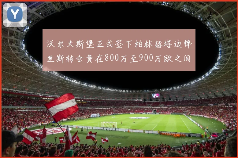 沃尔夫斯堡正式签下柏林赫塔边锋里斯转会费在800万至900万欧之间
